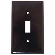 1 GANG SWITCH PLATE BROWN