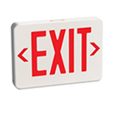 LED EXIT RED LETTERS, WHT REMOTE CAPABLE 103369