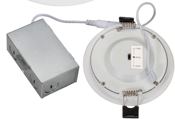 4&quot; 9W LED SLIM RECESSED DOWNLIGHT SNAP IN COLOR