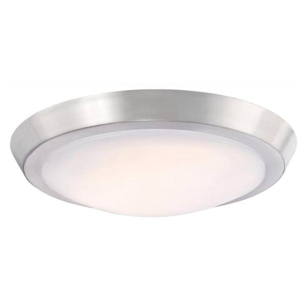 11&quot; 20W LED BR NI FLUSH MT 30K 
1400LM FROST ACRY SHADE
