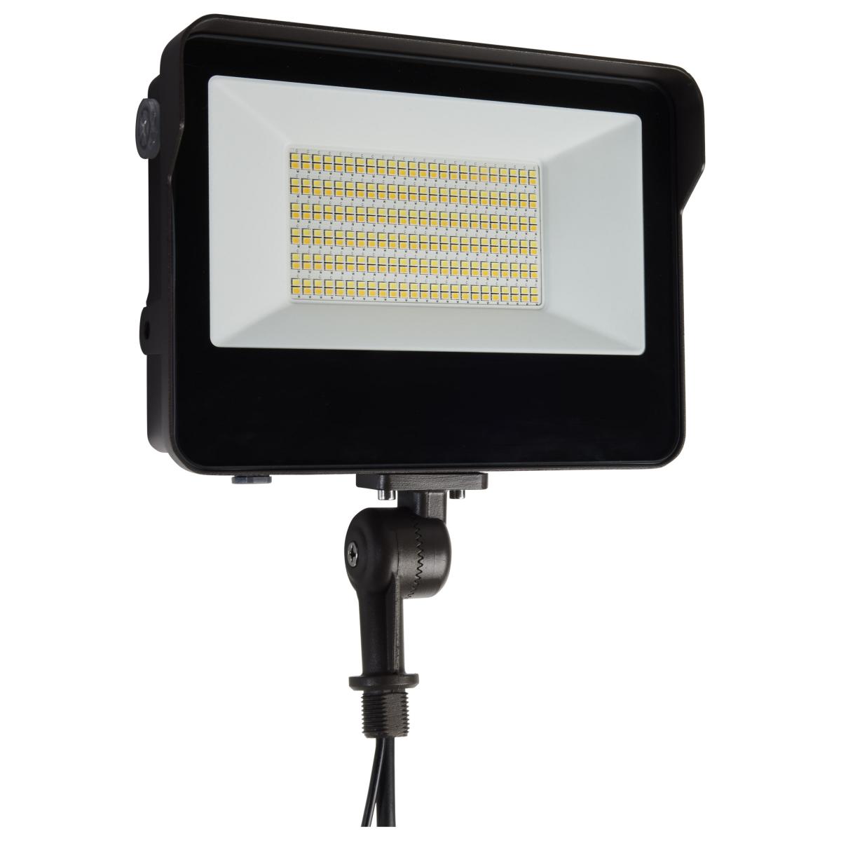 45W/60W/80W LED FLOOD 3K/4K/5K  CCT W/BYPASS PC BRONZE FINISH 