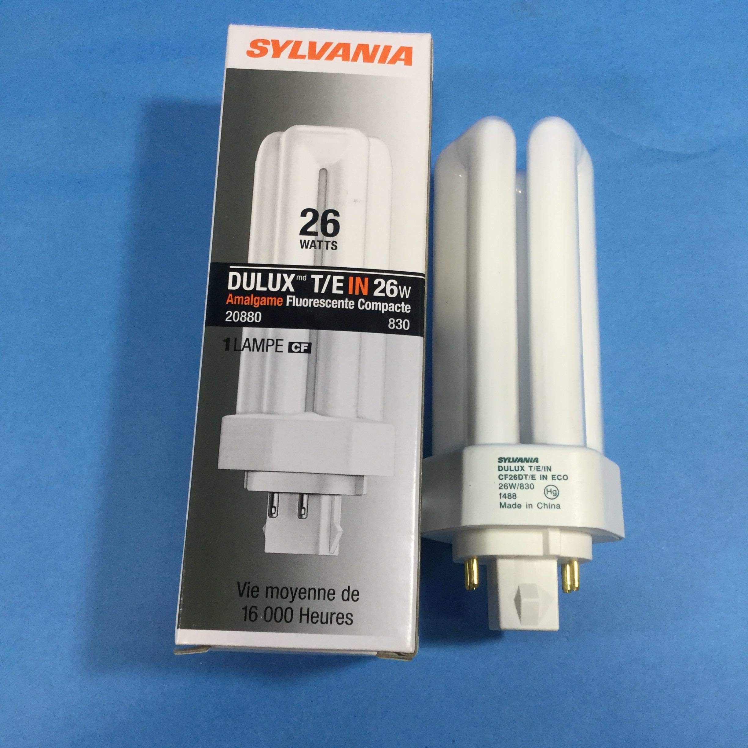 26W TRIPLE TUBE CFL 4P GX24Q  30K 20880