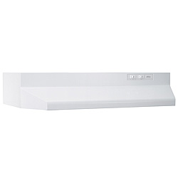 30&quot; WH DUCTED RANGE HOOD 2 SPEED 160 CFM
