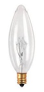 60W CAND TORP CLEAR 130V  03684