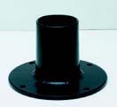 FLANGE BASE F:2600 SERIES SURFACE ALUM POLE