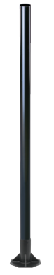 12&#39; BLK ALUM POLE ADD:2403 &amp;
2410 SURFACE MOUNT (.125
THICK)
