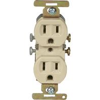 15A CO/ALR RECEPTACLE-IVORY 10/CS
