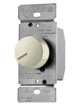 600W PUSH ROTARY DIMMER NON
PRESET IVORY