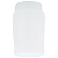 6.25&quot; WHITE THREADED POLY JELLY JAR LENS