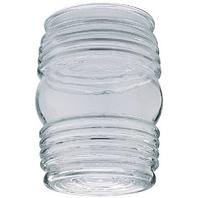 5&quot;CLEAR GLASS JELLY JAR(PORCH STYLE)
